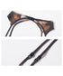 Mesh Suspender Flared Pants